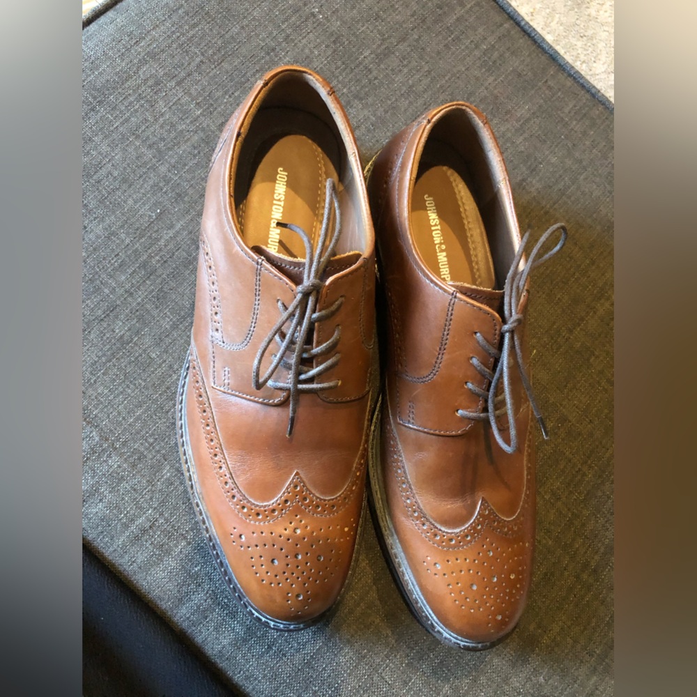 Johnston & Murphy Brown Leather Oxfords